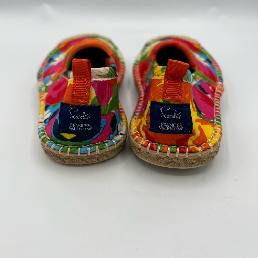 Vibrant Floral Kids Espadrille Shoes - Picture 3 of 4